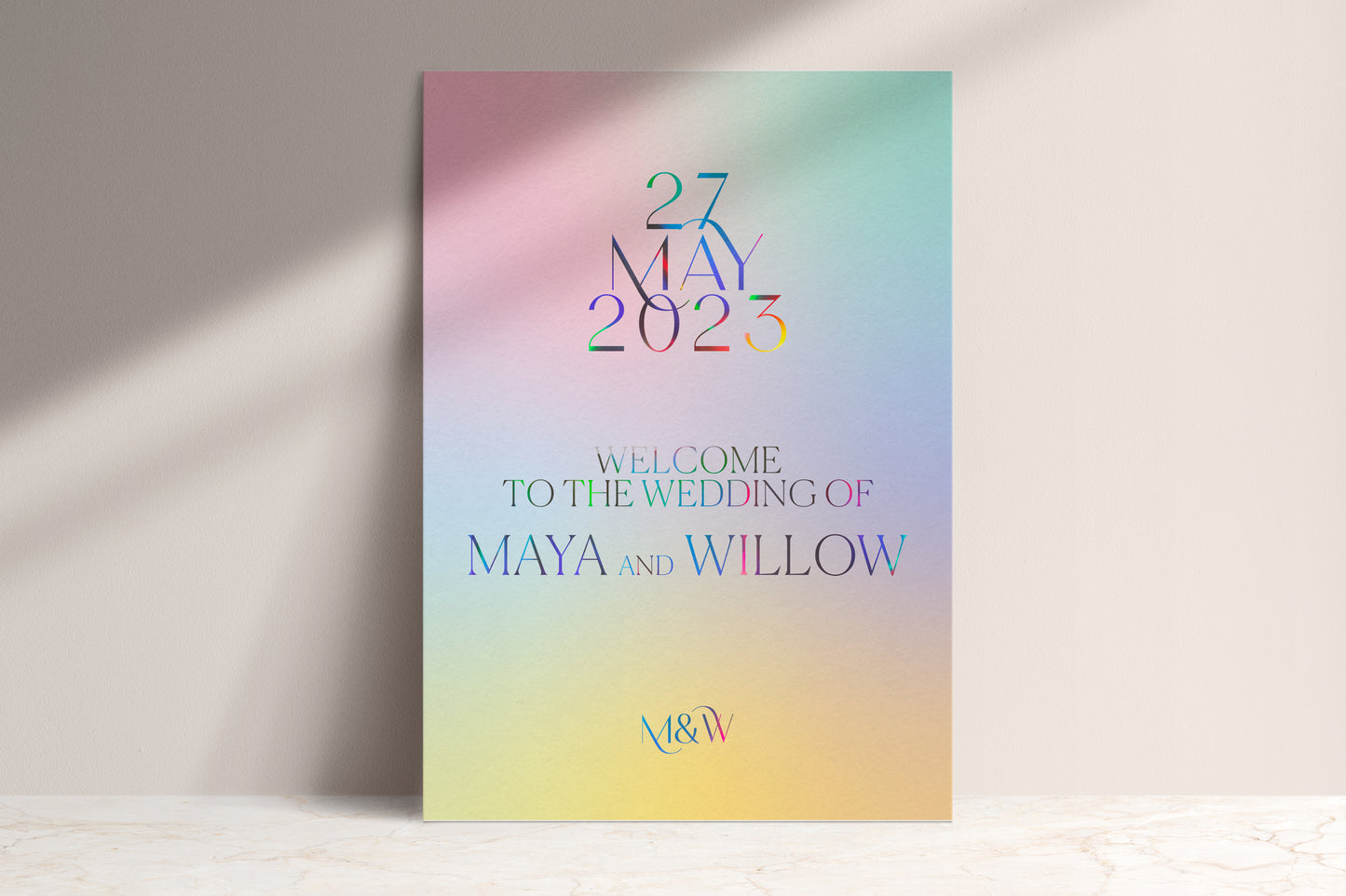 Wedding Jewels - Welcome Sign with Vinyl