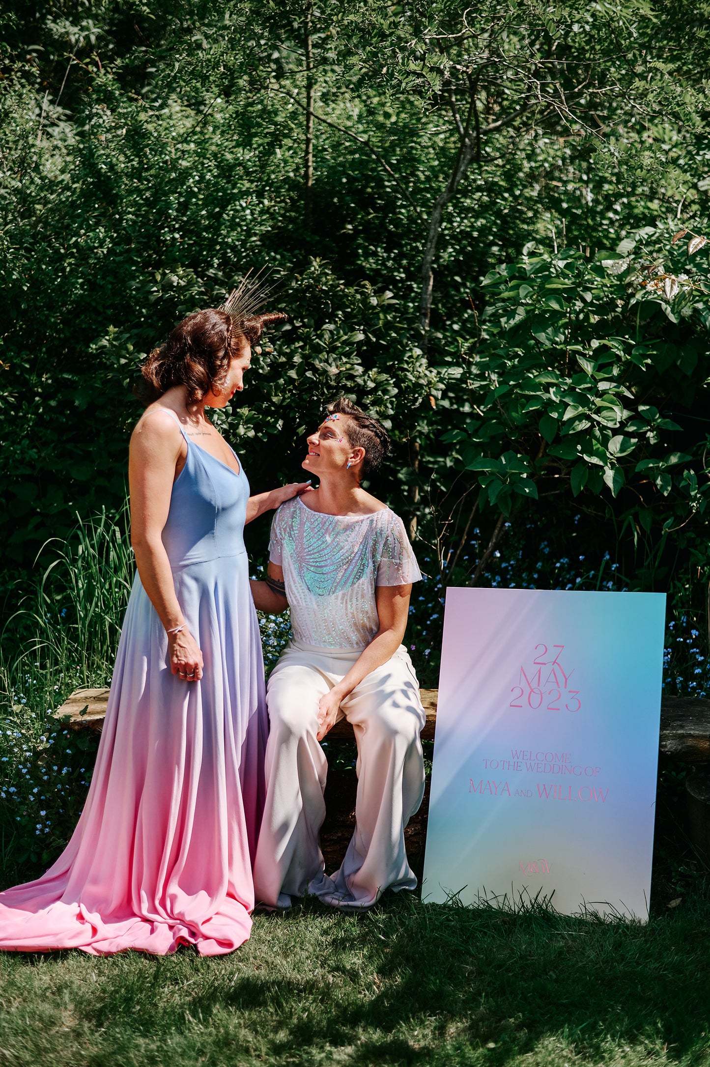 Wedding Jewels - Welcome Sign with Vinyl