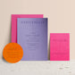 Bold and Beautiful - Semi-Custom Wedding Invites