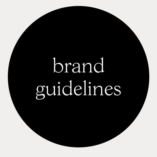 Brand guidelines document