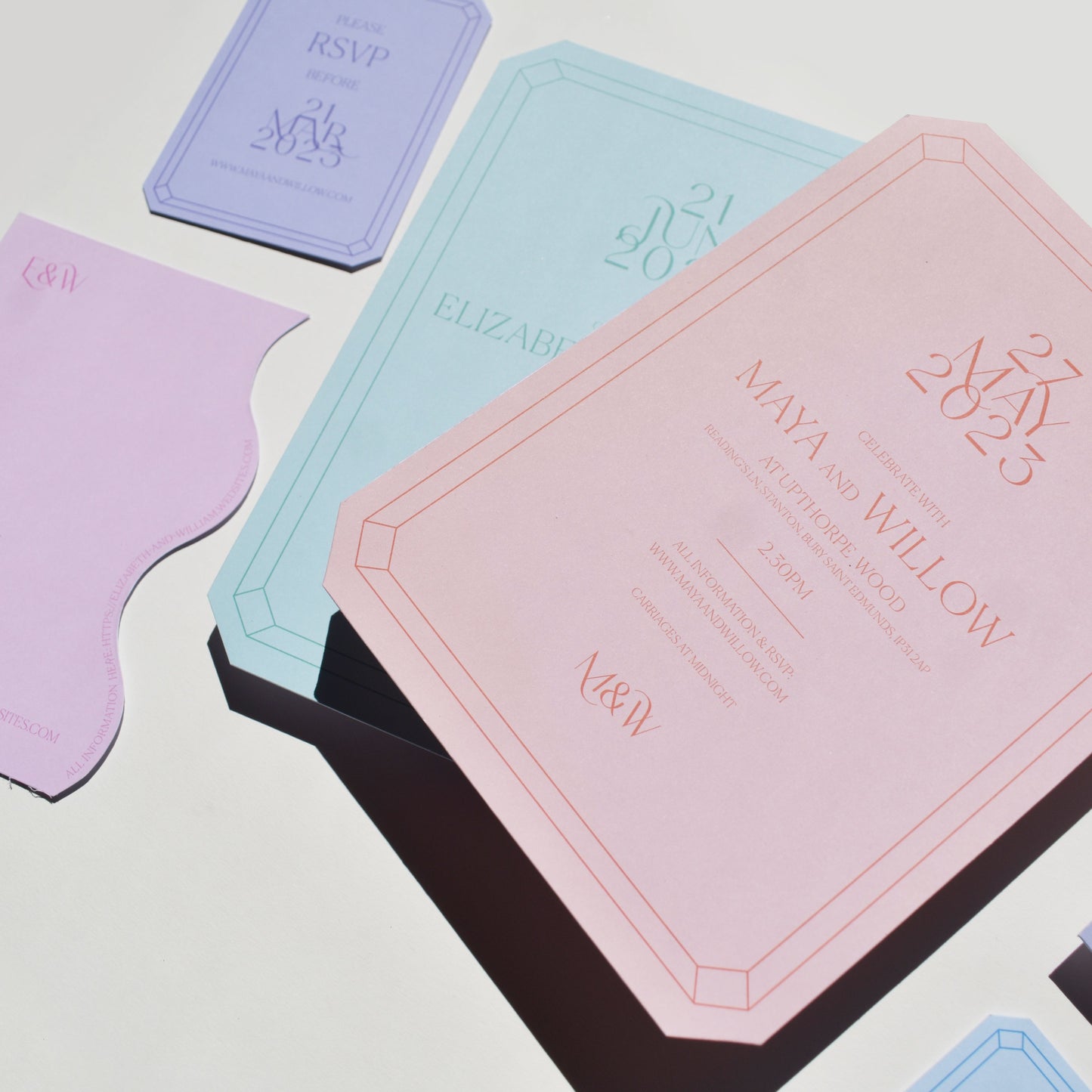 Wedding Jewels - Semi-Custom Wedding Stationery