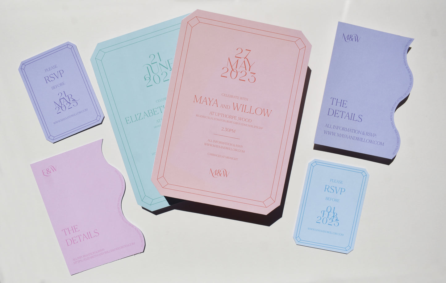 Wedding Jewels - Semi-Custom Wedding Stationery