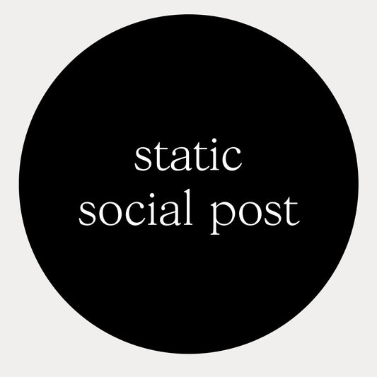 3 x Static social post designs