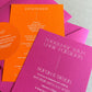 Bold and Beautiful - Semi-Custom Wedding Invites