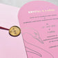 Letterpress Style Font Wax Stamp & Seals